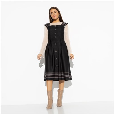 Сарафан из костюмной ткани, В стиле Леди Ди (офис)