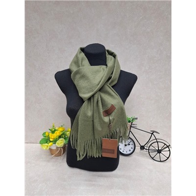 Мягкий палантин из кашемира, цвет зеленый