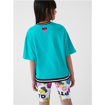 Брюки трикотажные для девочек (легинсы укороченные), 2 пары в комплекте