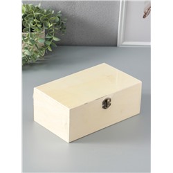 Шкатулка для росписи дерево «Прямоугольная», замок пряжка, 23.5×14×9.5 см