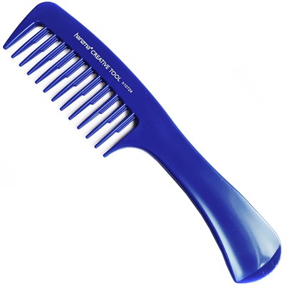 Harizma Расческа гребень с ручкой и редкими зубцами