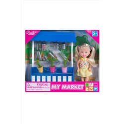 Игровой набор "Paula. На рынке", ларёк с растениями Игрушки разных брендов, 267915