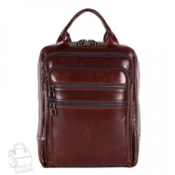 Рюкзак мужской кожаный 7325G brown Fuzhiniao