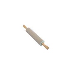 Скалка 480(290)х70мм, силикон/дерево, крутящиеся ручки Linea Silicone 93-SI-CU-15.1