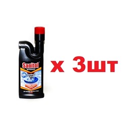 ЧС-185 SANITOL АНТИЗАСОР ЖИДКИЙ ДВОЙНАЯ СИЛА ДЛЯ ЧИСТКИ ТРУБ 500МЛ 3шт