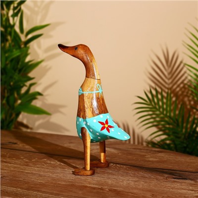 Сувенир «Утка в купальнике», 25 см, дерево