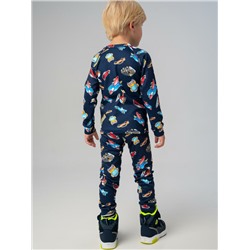 Термокомплект трикот. для мальчиков: фуфайка (футболка) с длин. рук, брюки