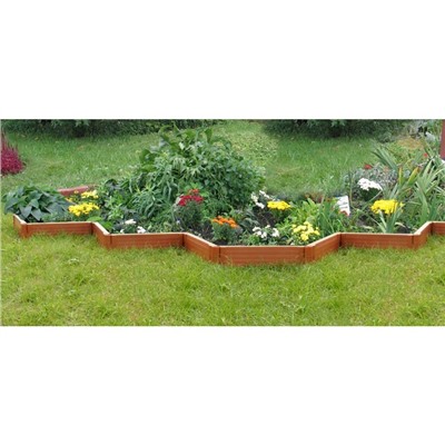 Грядка пластиковая «Плюс», 55×55×13 см, терракотовая
