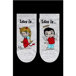 Короткие БРЕСТСКИЕ НОСКИ ЖЕНСКИЕ 1163 LOVE IS