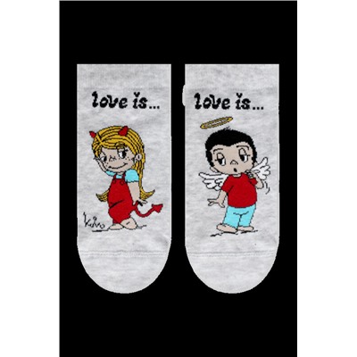 Короткие БРЕСТСКИЕ НОСКИ ЖЕНСКИЕ 1163 LOVE IS