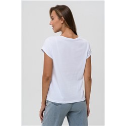 7158 однотон футболка женская