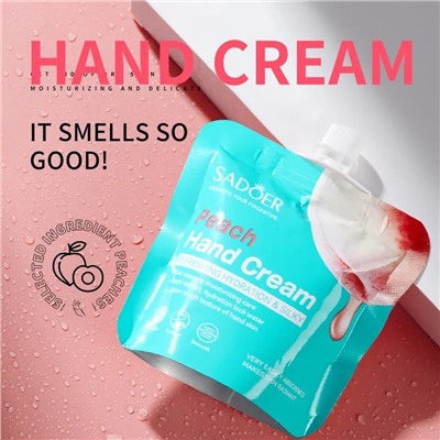 Sadoer Питательный и восстанавливающий крем для рук Peach Hand Cream