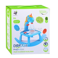 Доска для рисования "Единорожка" с проектором, в коробке