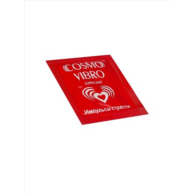 Саше женского стимулирующего лубриканта на силиконовой основе Cosmo Vibro - 3 гр.