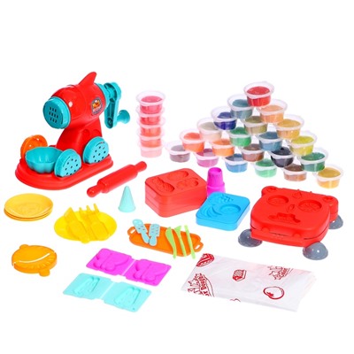 Уценка Набор для игры с пластилином «Моя кухня», 54 предмета, 24 банки