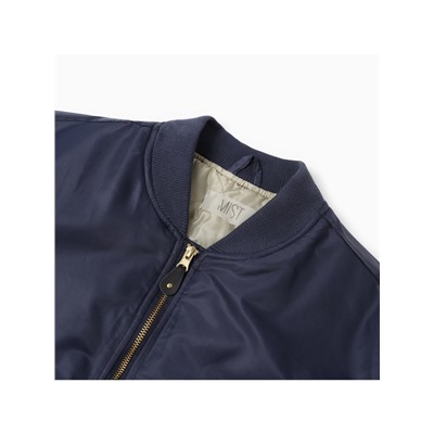 Бомбер мужской на молнии MIST, размер 52, синий