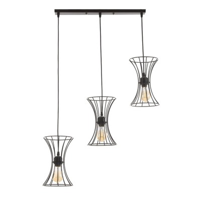 Светильник BayerLux «Анетта» 3хЕ27 40 Вт черный 16×50×23-123 см