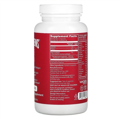 Vital Proteins, Cartilage Collagen, 120 Capsules