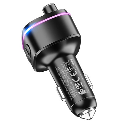 Автомобильный FM-трансмиттер Hoco E62 PD QC3.0 BT (повр. уп.) 20W (black)