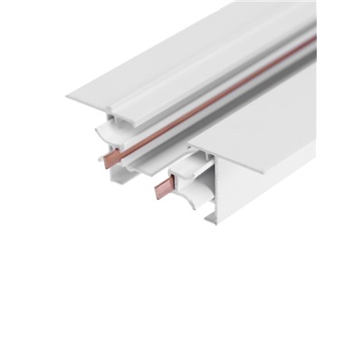 Шинопровод трековый 2TRA, 1 м, TR-13W, встраиваемый, белый