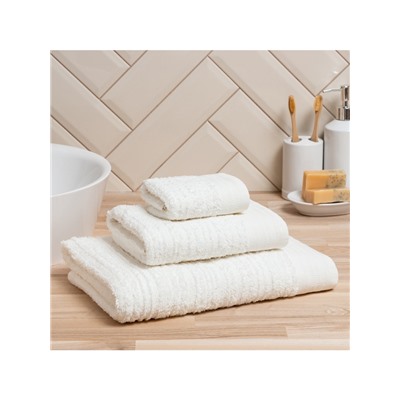 Полотенце махровое LoveLife «Идеал» 50×90 см, 100% хлопок, 450 г/м², белое