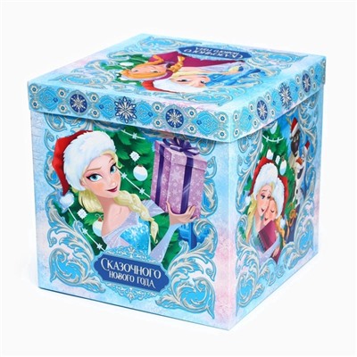 Коробка складная новогодняя «Сказочного Нового года», 30×30×30 см