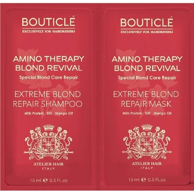BOUTICLE Extreme Blond Пробник шампунь / восстанавливающая маска 15+15 мл