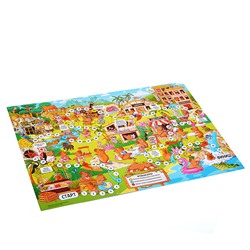 Игра-ходилка с фишками. Капибара-сити.