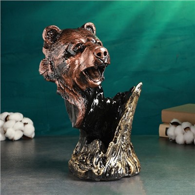 Подставка для бутылки «Медведь», гипс