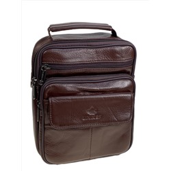 Сумка мужская из натуральной кожи, цвет коричневый