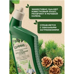 Многофункциональный гель для очищения туалета «Хвойный микс» Home Gnome Greenly