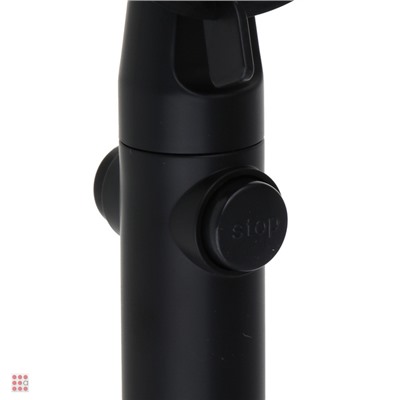 Лейка для душа, 5 режимов, 90мм, черная