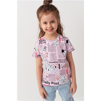 Фуфайка трикотажная для девочек (футболка) PLAYTODAY, 1240259