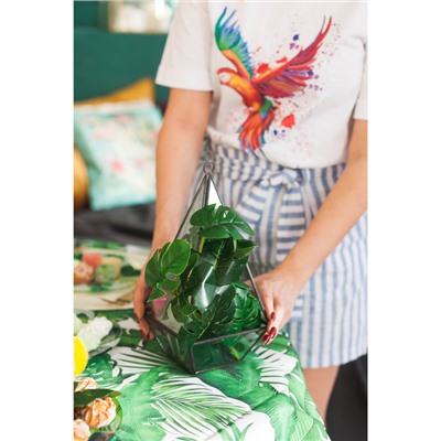 Флорариум каркас, 13×24 см, чёрный