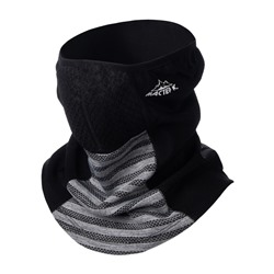 Бафф спортивный с фильтром «Мастер К», для защиты от ветра и пыли, мужской, серо-чёрный