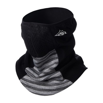 Бафф спортивный с фильтром «Мастер К», для защиты от ветра и пыли, мужской, серо-чёрный