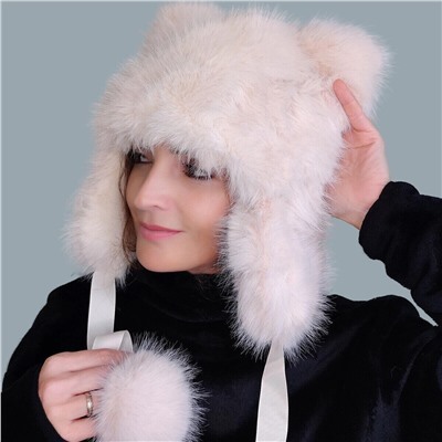 Шапка с ушками