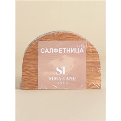 Салфетница деревянная SL Home, 12×9 см, дуб