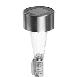 Садовый светильник «Трапеция», уличный, на солнечной батарее, 5.3×38×5.3 см, 1 LED, свечение белое