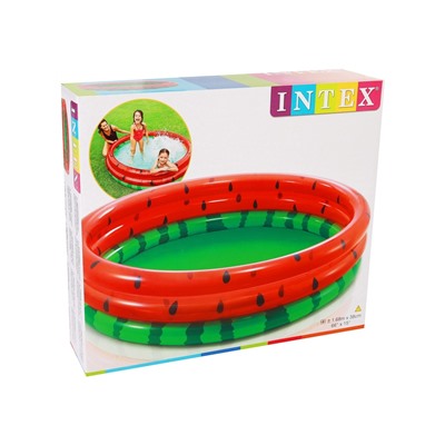 Бассейн надувной «Арбуз», 168×38 см, от 2 лет, 58448NP INTEX