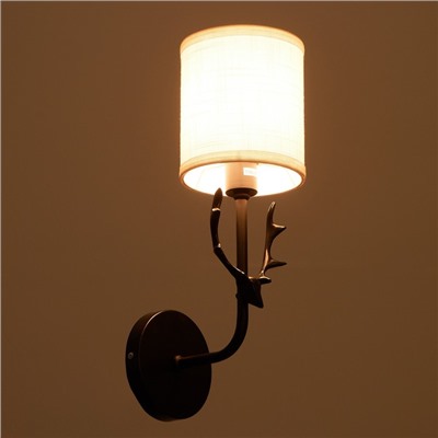 Бра 2242/1BK E14 40 Вт черный 13×19×38 см