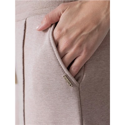 Брюки прямые из премиального футера двухнитки с эластаном