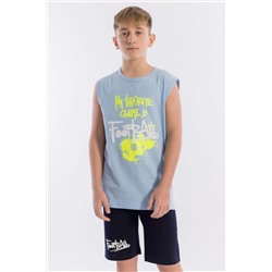 Костюм майка с шортами М223016Пб