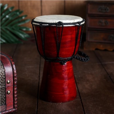 Сувенирный музыкальный инструмент «Барабан Джембе», 11.5×11.5×20 см, МИКС
