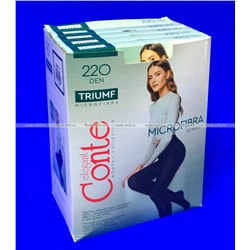 Колготки Conte TRIUMF 220 (микрофибра) черные