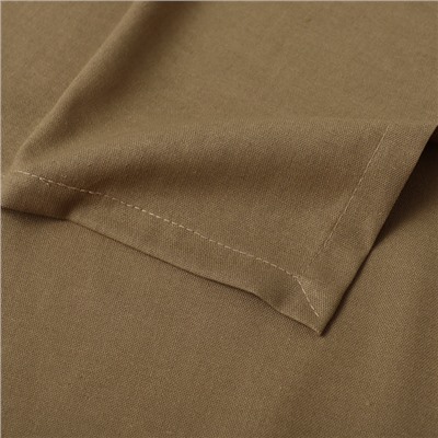 Скатерть Этель ECO, цвет оливковый, 110×136/±6 см, 70% хл, 30% лён, 190 г/м²