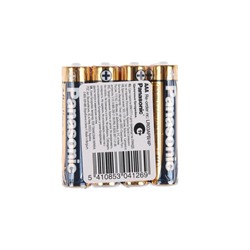 Батарейка алкалиновая Panasonic Alkaline power, AAA, LR03-4S, 1.5В, спайка, 4 шт.