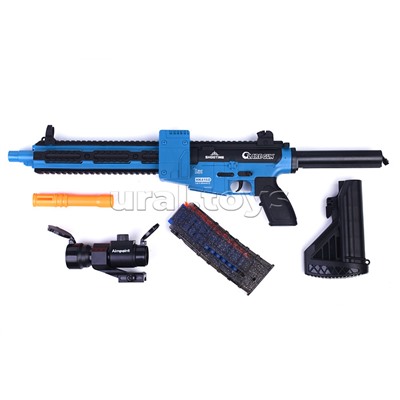 Автомат "Осада" с мягкими полимерными пулями, в коробке