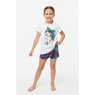 Костюм с шортами 33068 Кошка в косынке НАТАЛИ, 1243960
