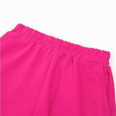 Шорты женские MINAKU: Casual collection, фуксия, размер 42